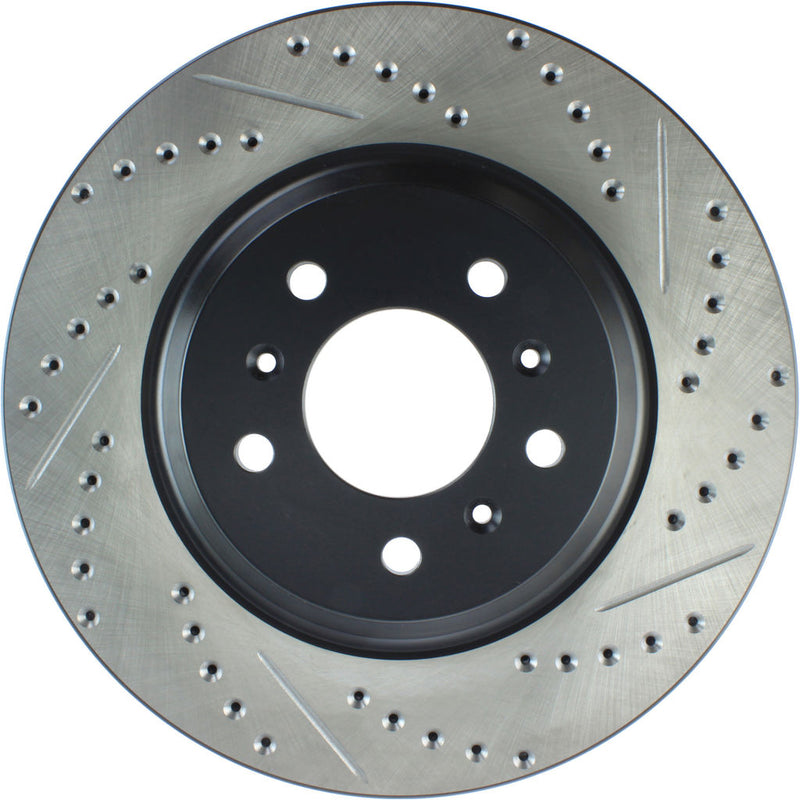 Stop Tech Brake Rotor: 127.62099L Stop Tech Slotted & Drilled Rotor