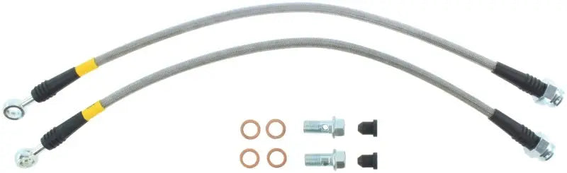 StopTech 2005 Chevrolet/GMC Silverado/Sierra 1500 Stainless Steel Rear Brake Lines - Truck & Automotive