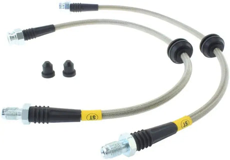 StopTech 2013-2014 Ford Focus ST Stainless Steel Rear Brake Lines - Brakes