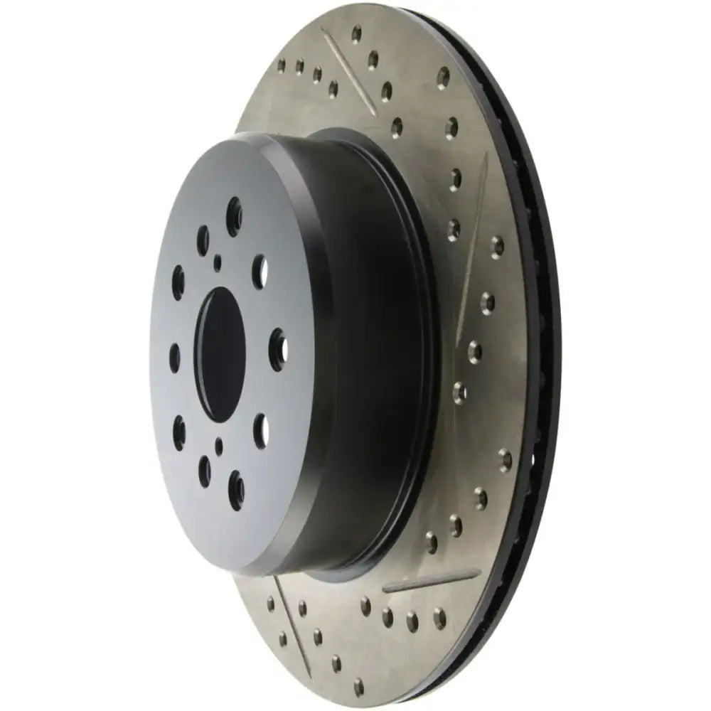 StopTech 5/93-98 Toyota Supra Left Rear Slotted & Drilled Rotor 