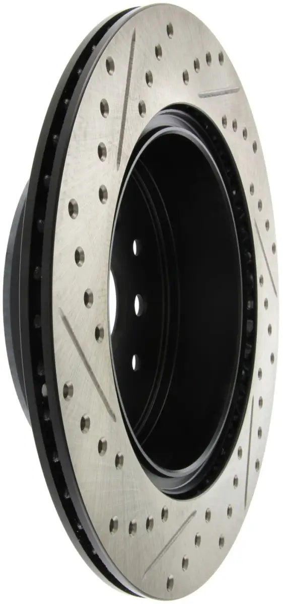 StopTech 5/93-98 Toyota Supra Left Rear Slotted & Drilled Rotor 