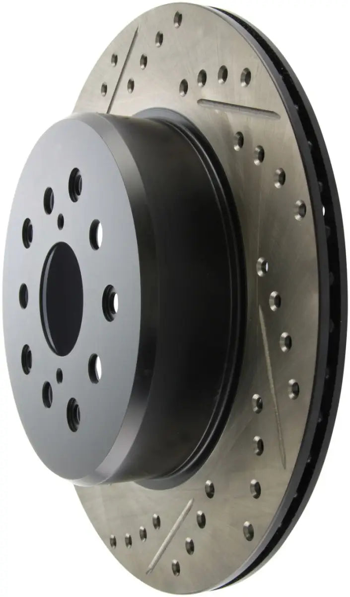 StopTech 5/93-98 Toyota Supra Right Rear Slotted & Drilled Rotor 