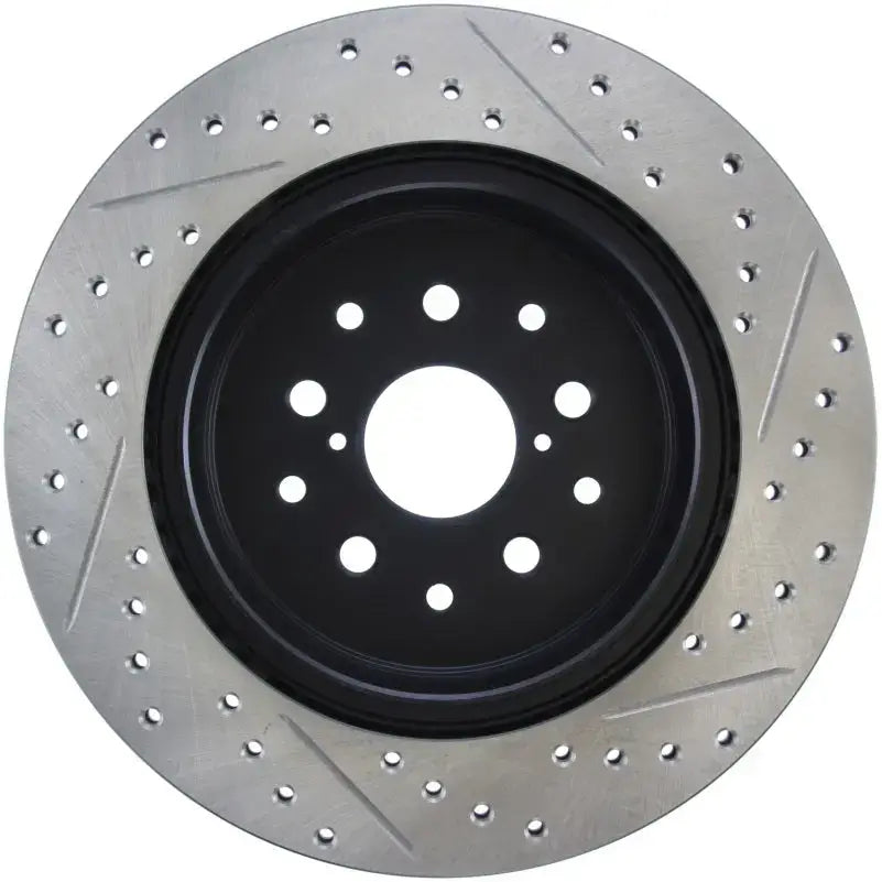 StopTech 5/93-98 Toyota Supra Right Rear Slotted & Drilled Rotor 