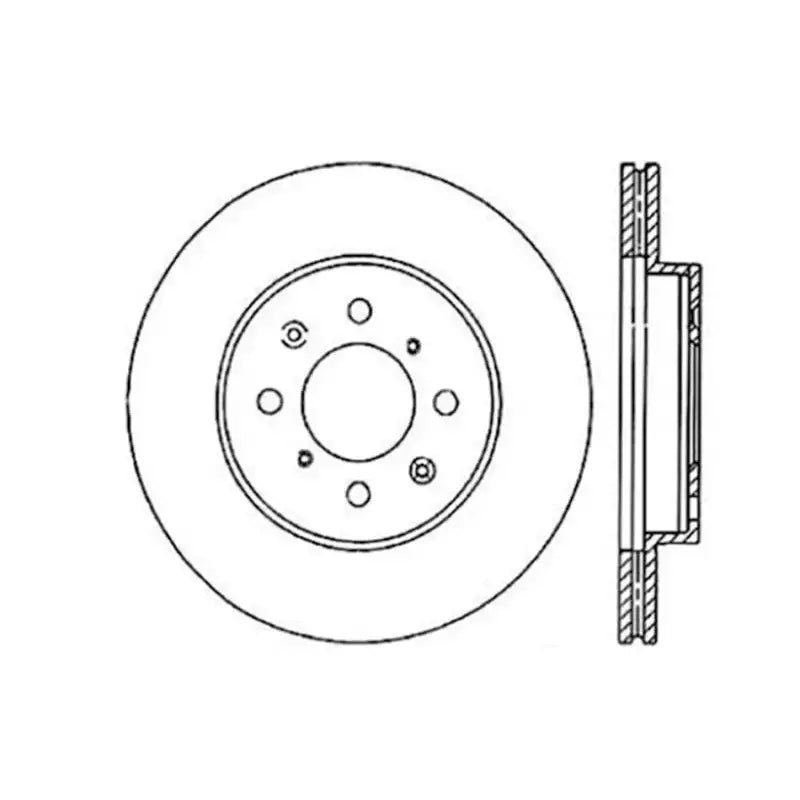 StopTech 90-01 Acura Integra (exc. Type R) / 01-05 Honda Civic / 07+ Honda Fit / 93-97 Del Sol VTEC 