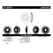 Stoptech StopTech 90-01 Acura Integra (exc. Type R) / 01-05 Honda Civic / 07+ Honda Fit / 93-97 Del Sol VTEC