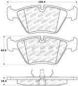 StopTech 95-99 BMW M3 / 01-07 M3 E46 / 89-93 M5 / 98-02 Z3 M series / 93-95 530 Front Brake Pads 