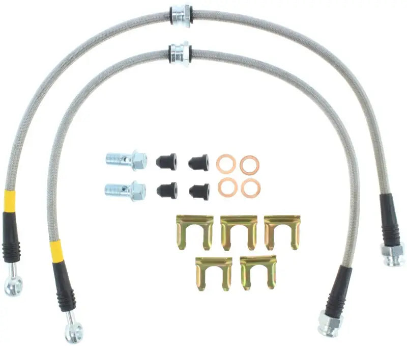 StopTech Evo 8 & 9 Stainless Steel Front Brake lines 