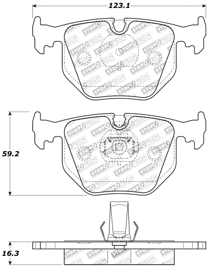 StopTech Performance 01-07 BMW M3 E46 / 00-04 M5 / 04-09 X3 / 00-06 X5 / 1/06-09 Z4 / 9/00-07 330 / 