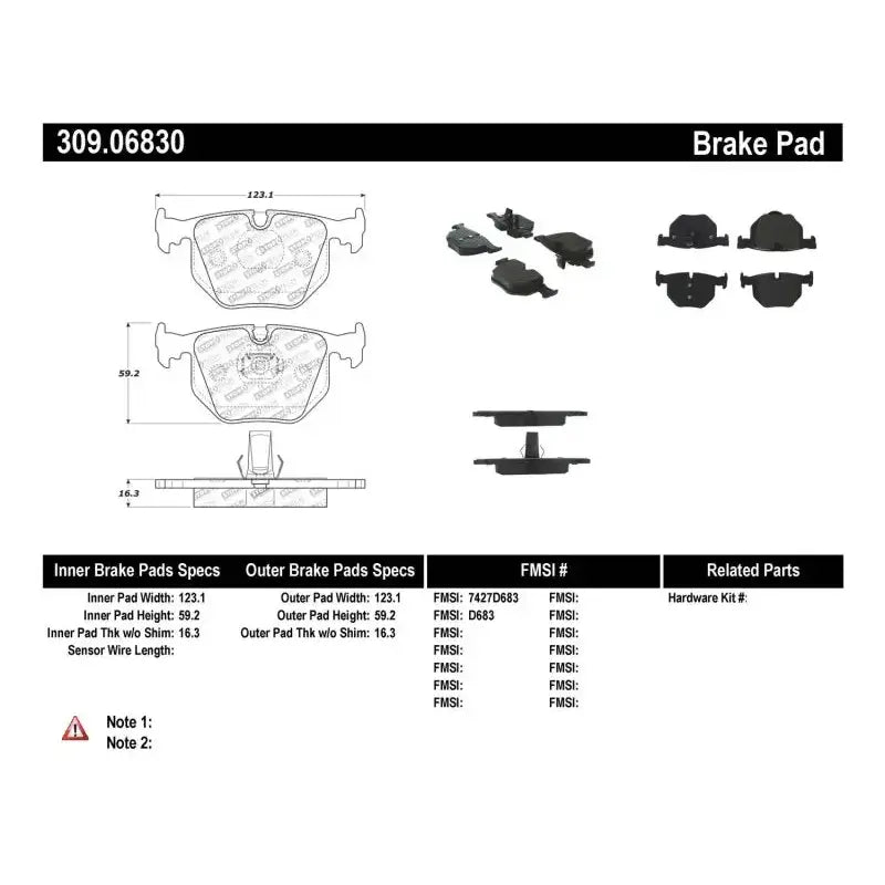 Stoptech StopTech Performance 01-07 BMW M3 E46 / 00-04 M5 / 04-09 X3 / 00-06 X5 / 1/06-09 Z4 / 9/00-07 330 /
