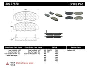 Stoptech StopTech Performance 04-09 Acura TSX / 09 Accord V6 Coupe ONLY Front Brake Pads
