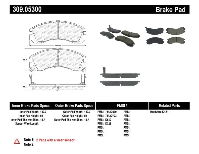 StopTech Performance 93-99 Eagle Talon 4WD / 92-04 Mitsubishi Diamante / 6/92-99 Mitsubishi Eclipse 
