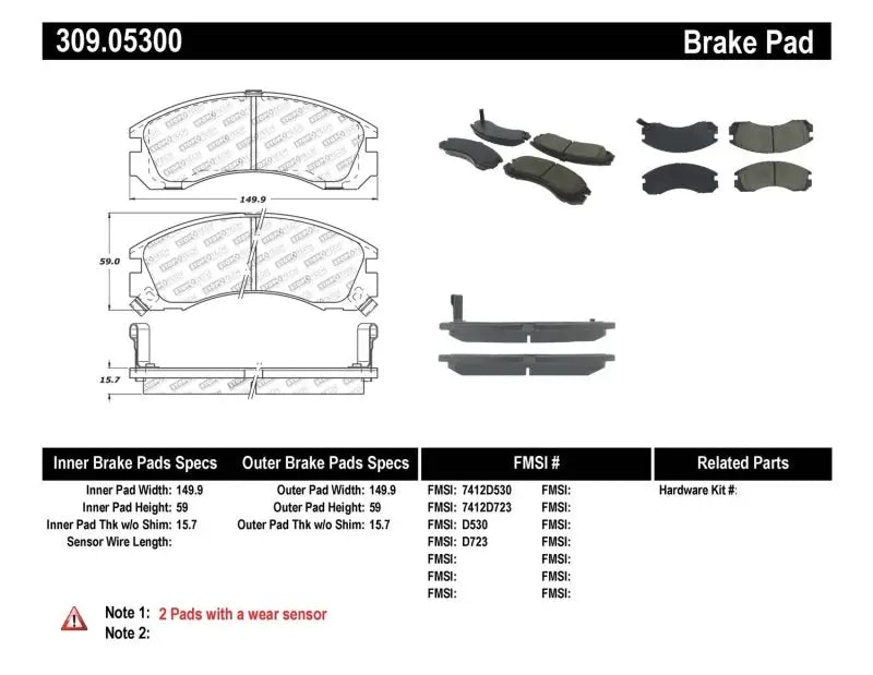 Stoptech StopTech Performance 93-99 Eagle Talon 4WD / 92-04 Mitsubishi Diamante / 6/92-99 Mitsubishi Eclipse