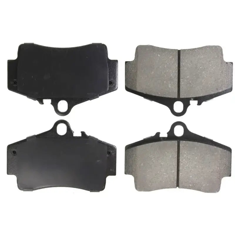 Four StopTech Performance rear brake pads for Porsche Boxster and 911 models