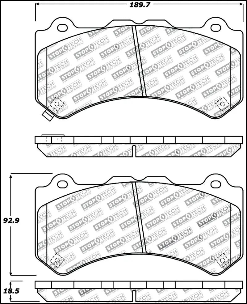 StopTech Performance Brake Pads - Truck & Automotive