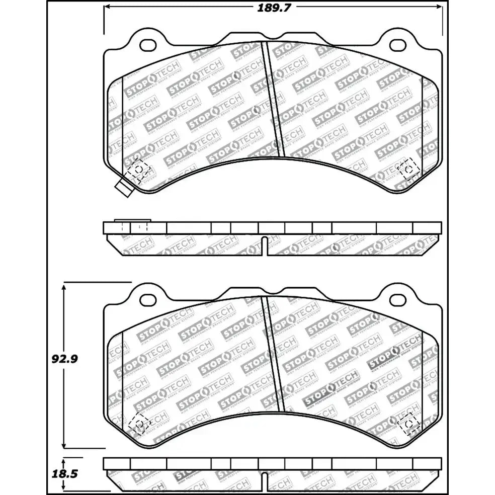 StopTech Performance Brake Pads - Truck & Automotive