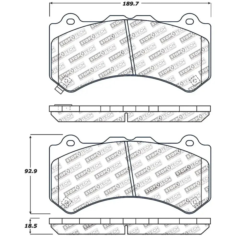 StopTech Performance Brake Pads - Truck & Automotive