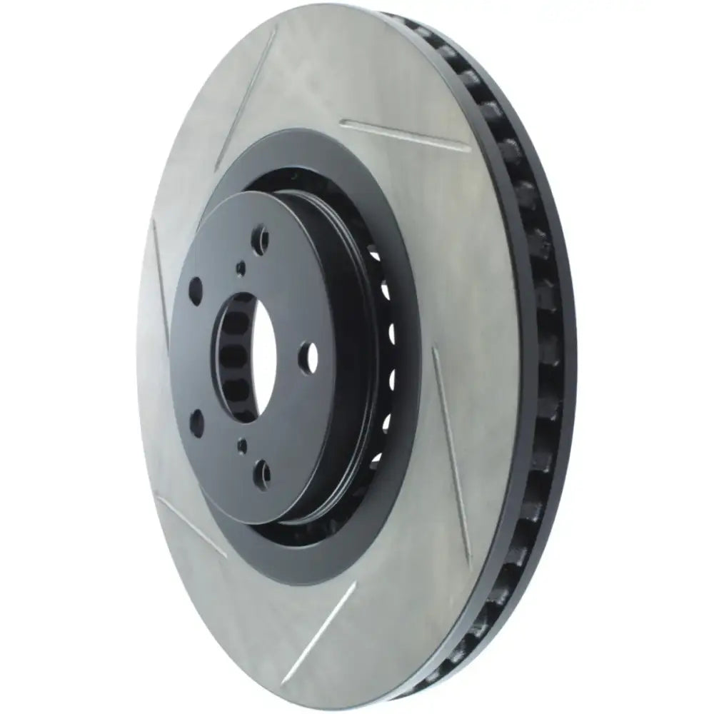 StopTech Power Slot 06-07 Lexus GS430 / 08 Lexus GS460/GS450H / 06-10 IS350 Slotted Right Front Rot 