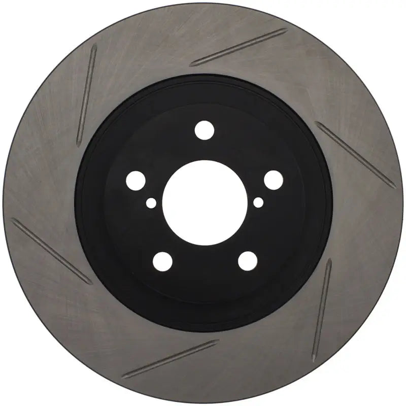 Stoptech StopTech Power Slot 06-08 Subaru Legacy / 13 Scion FR-S / 13 Subaru BRZ Front Left Slotted Rotor