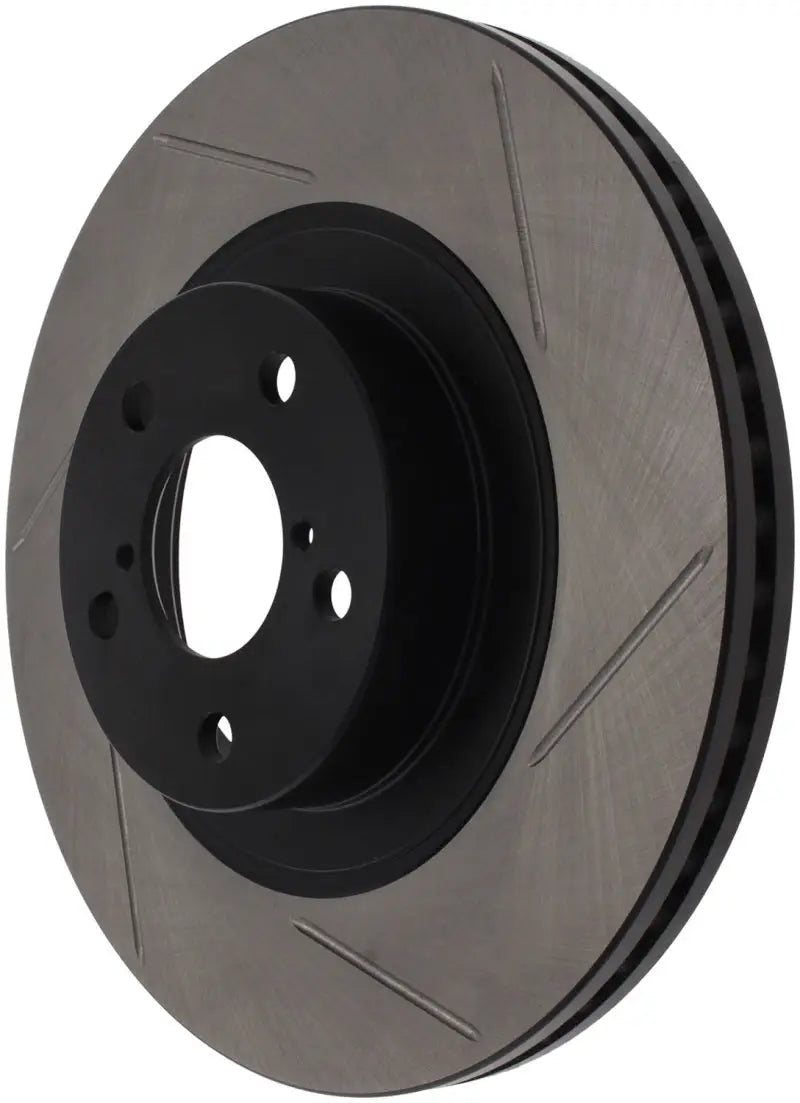 StopTech Power Slot 06-08 Subaru Legacy / 13 Scion FR-S / 13 Subaru BRZ Front Left Slotted Rotor 