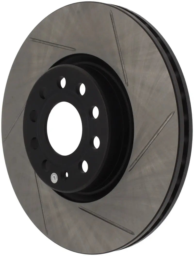 StopTech Power Slot 06-10 Audi A3 / 08-10 TT / 06-09 VW GTI Mlk V/Passat Left Front Slotted Rotor 