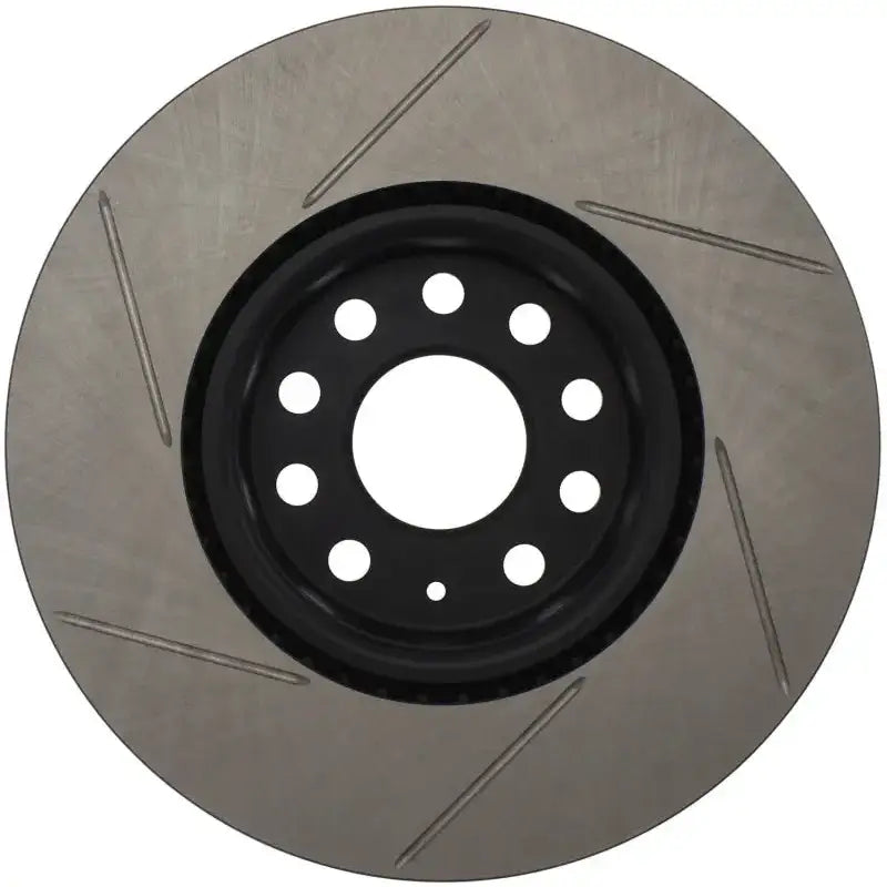 StopTech Power Slot 06-10 Audi A3 / 08-10 TT / 06-09 VW GTI Mlk V/Passat Left Front Slotted Rotor 