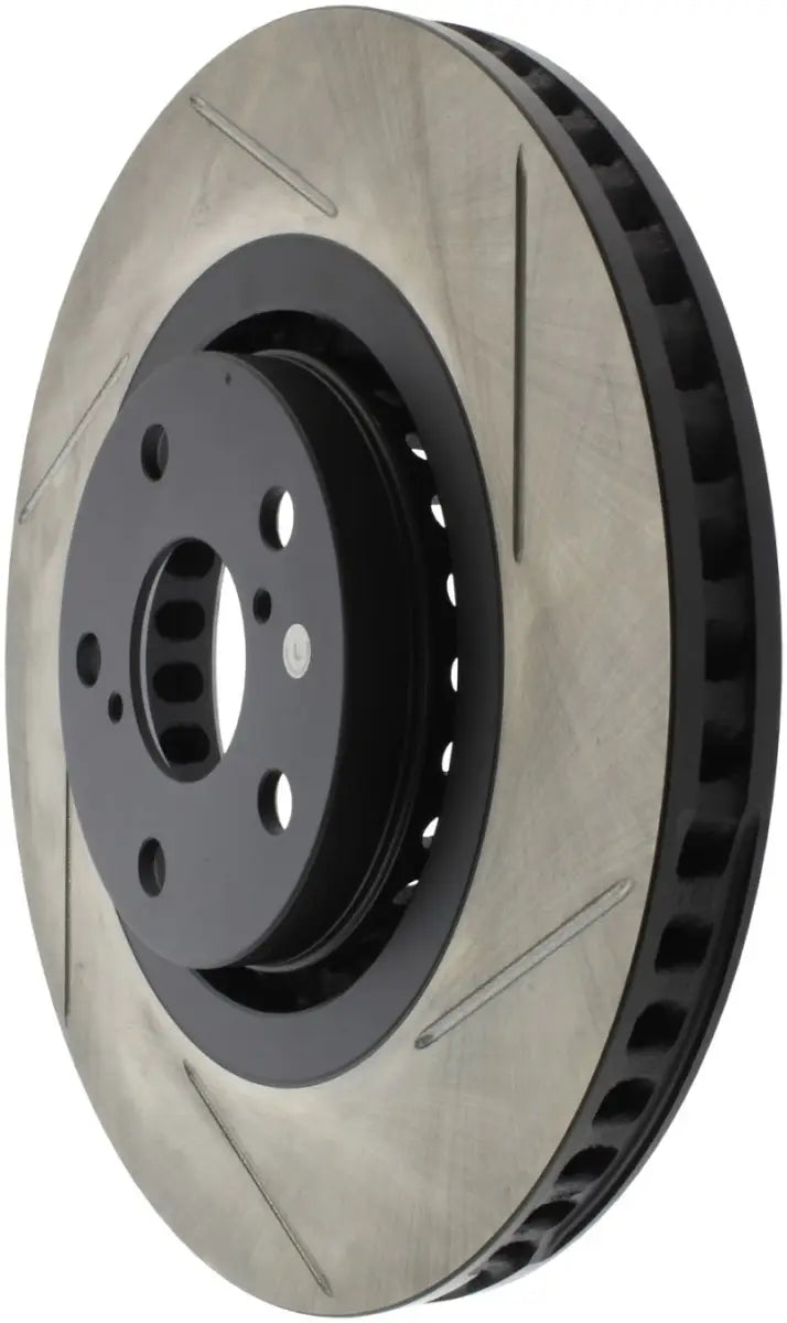 StopTech Power Slot 06 Lexus GS430 / 07-08 Lexus GS350/GS450H / 06-10 IS350 Slotted Left Front Roto 