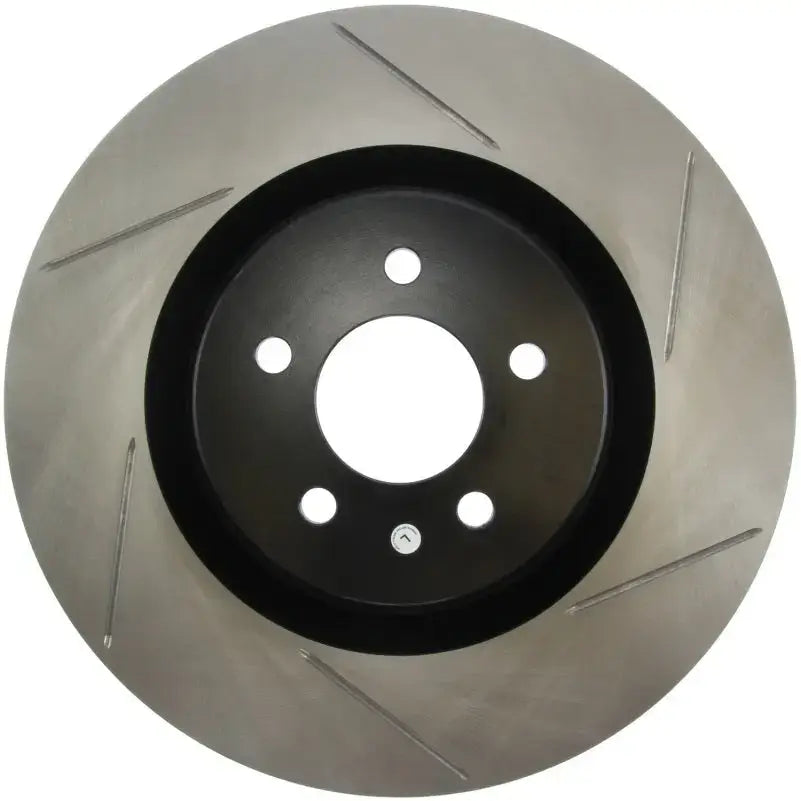 StopTech Power Slot 07-10 Ford Mustang Shelby Front Left Slotted Rotor 