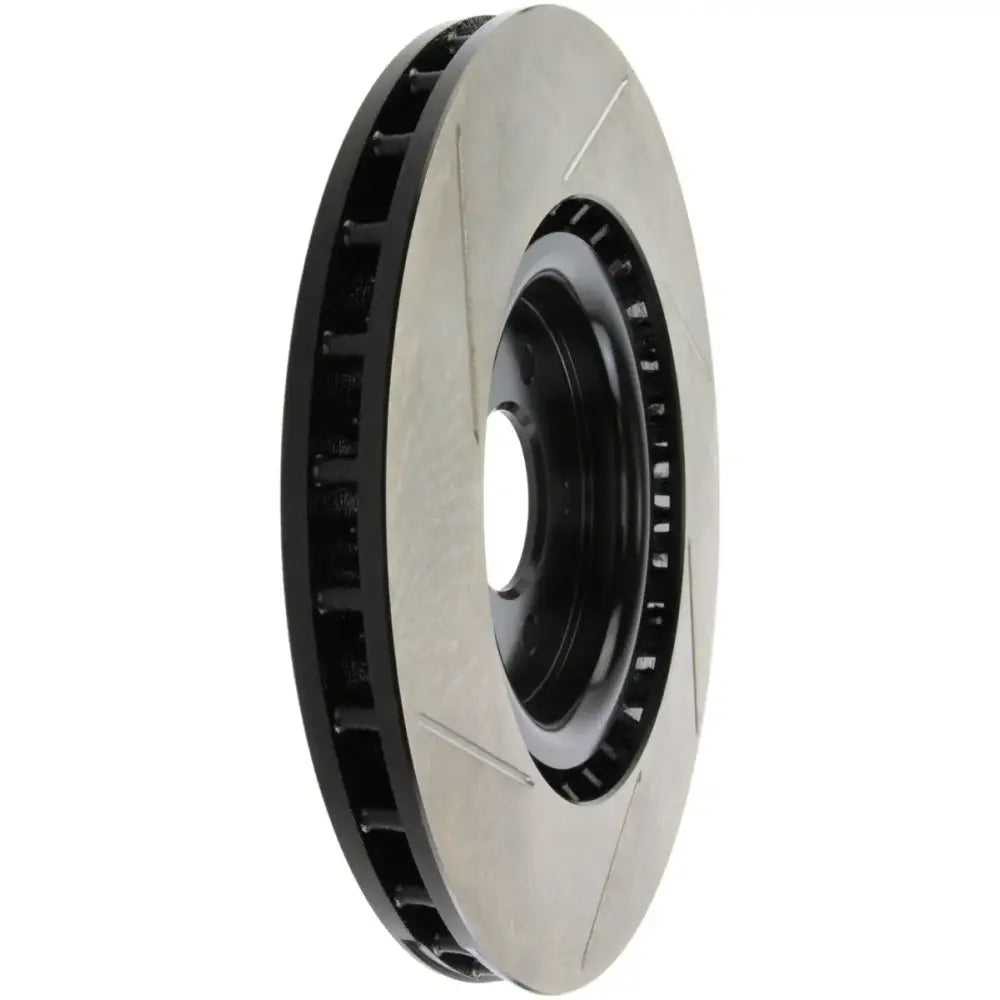 Stoptech StopTech Power Slot 07-10 Ford Mustang Shelby Front Left Slotted Rotor