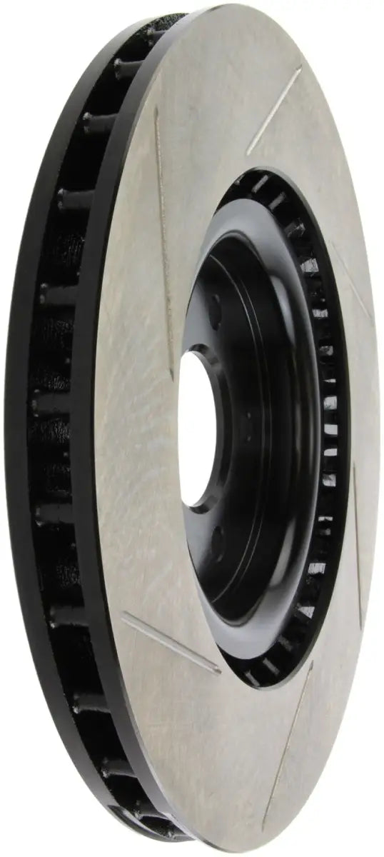 Stoptech StopTech Power Slot 07-10 Ford Mustang Shelby Front Left Slotted Rotor