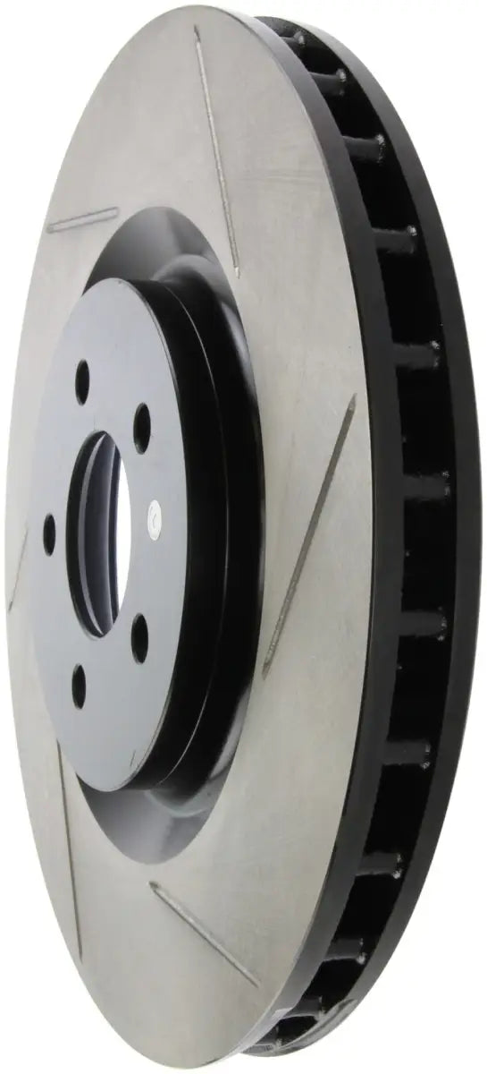 StopTech Power Slot 07-10 Ford Mustang Shelby Front Left Slotted Rotor 