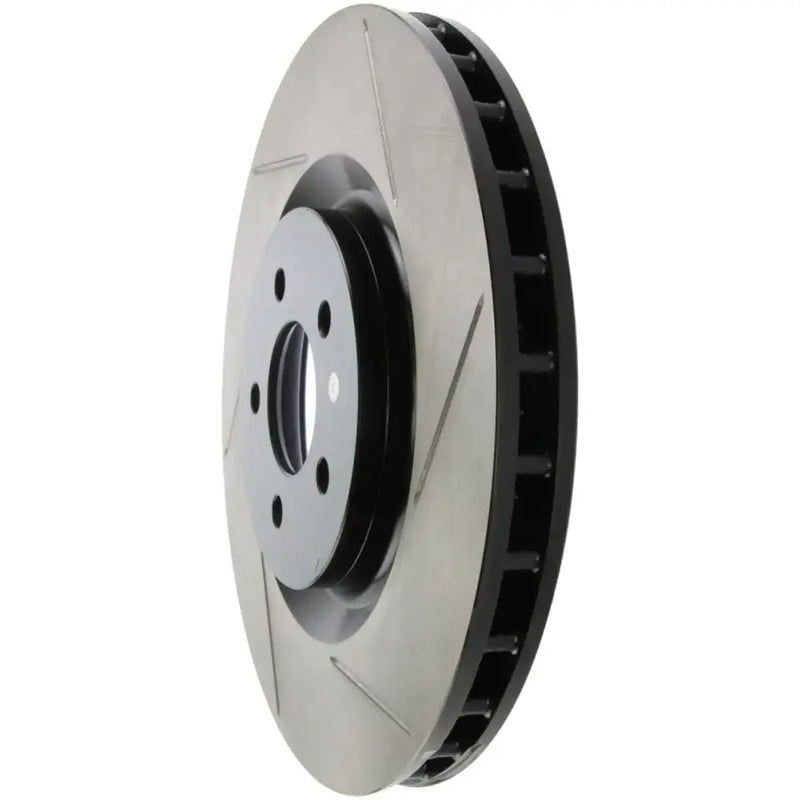StopTech Power Slot 07-10 Ford Mustang Shelby Front Left Slotted Rotor 