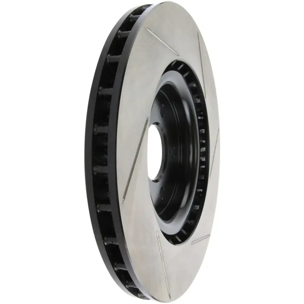 Stoptech StopTech Power Slot 07-10 Ford Mustang Shelby Front Right Slotted Rotor