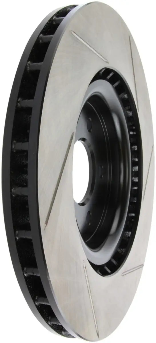 Stoptech StopTech Power Slot 07-10 Ford Mustang Shelby Front Right Slotted Rotor