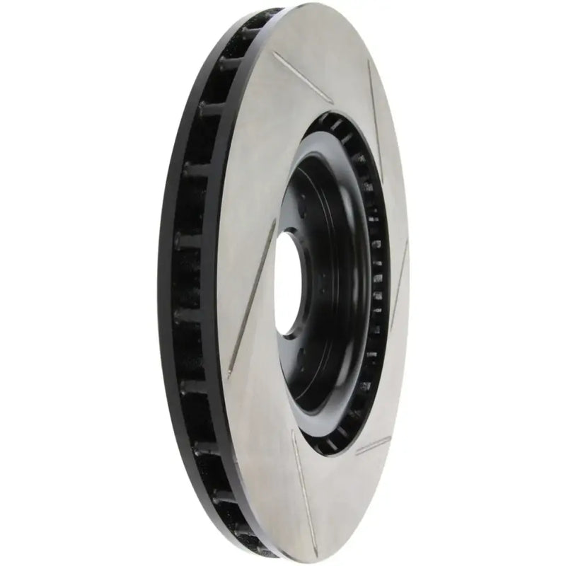Stoptech StopTech Power Slot 07-10 Ford Mustang Shelby Front Right Slotted Rotor