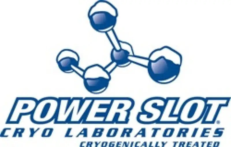 Cryogenically treated laboratory logo for StopTech Power Slot brake rotors in VW Passat