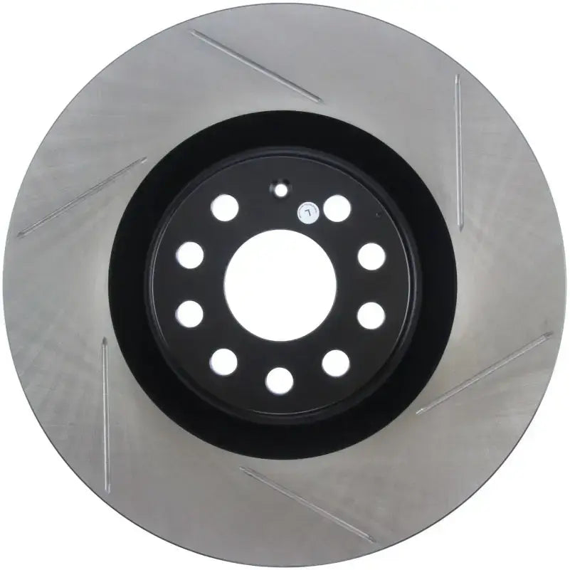 StopTech Power Slot 09 VW CC (Passat CC) / 06-09 Passat Front Left Slotted Rotor 