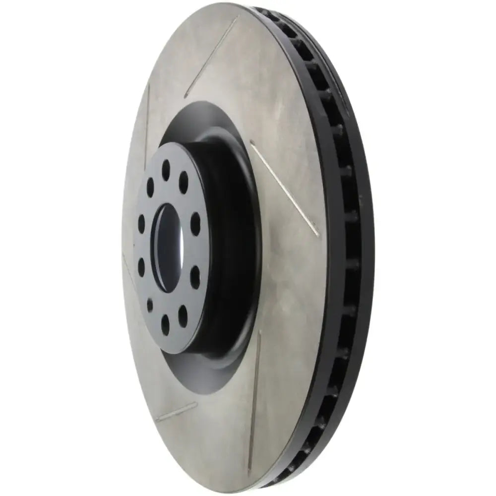 StopTech Power Slot 09 VW CC (Passat CC) / 06-09 Passat Front Right Slotted Rotor 