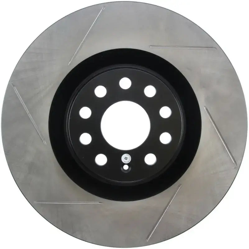 StopTech Power Slot 09 VW CC (Passat CC) / 06-09 Passat Front Right Slotted Rotor 