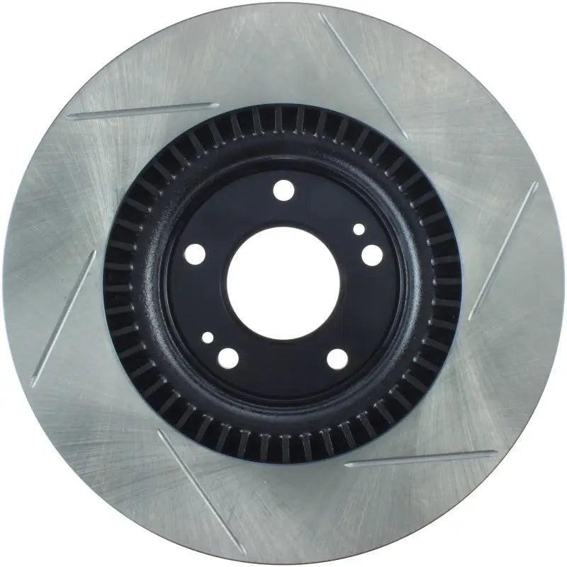 StopTech Power Slot 10 Hyundai Genesis Coupe Non-Track Front Right Slotted Rotor 