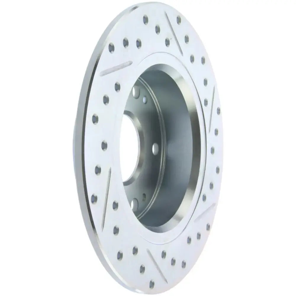 StopTech Select Sport drilled and slotted front left brake rotor