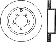 Stoptech StopTech Slotted & Drilled Sport Brake Rotor
