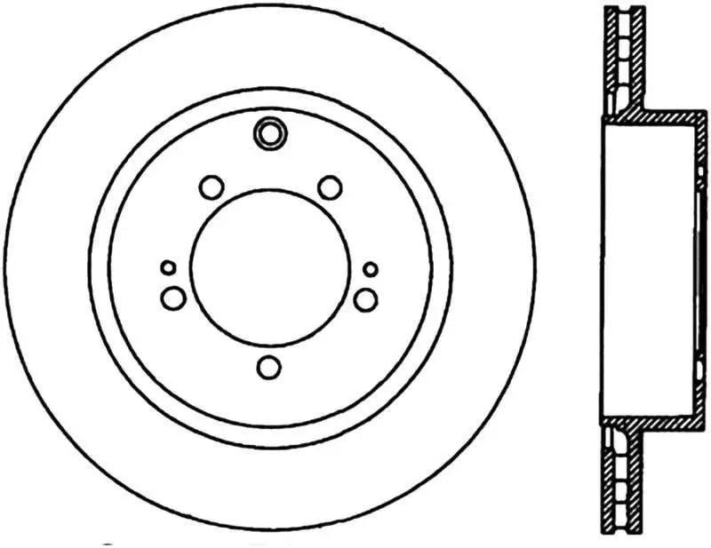 Stoptech StopTech Slotted & Drilled Sport Brake Rotor