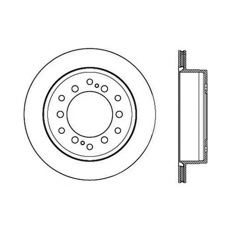 StopTech Slotted & Drilled Sport Brake Rotor 