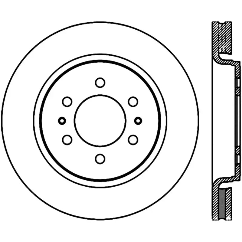 StopTech Slotted Sport Brake Cryo Rotor 07-12 Ford Expediton - Truck & Automotive