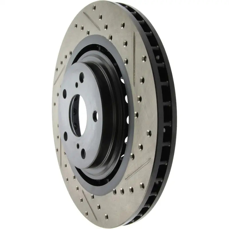 StopTech Sport Drilled and Slotted Rotor for front left brake upgrade