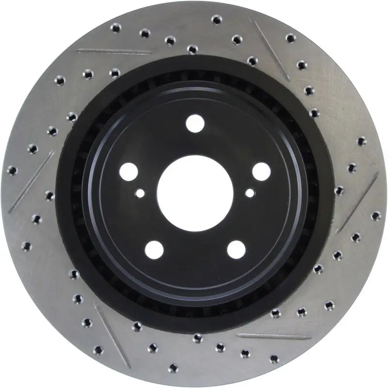StopTech Sport Drilled & Slotted Rotor front left for enhanced brake performance