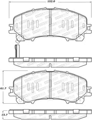 Stoptech StopTech Sport Performance 14-17 Infiniti Q50 Front Brake Pads