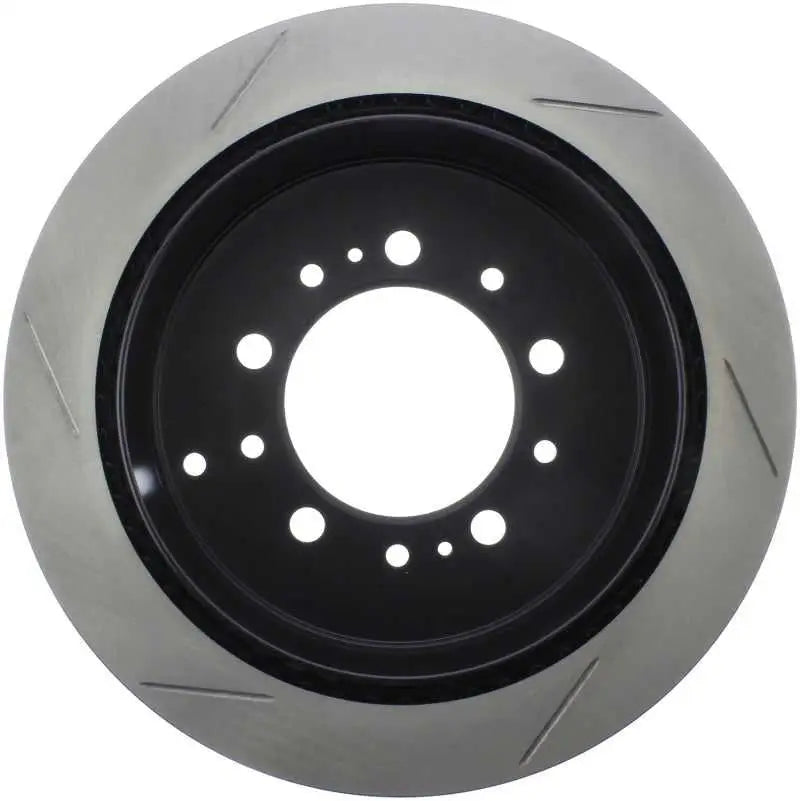 StopTech Sport Slot 08-13 Lexus LX450/470/570 / 07-12 Toyota Tundra Slotted Left Rear CRYO Rotor 
