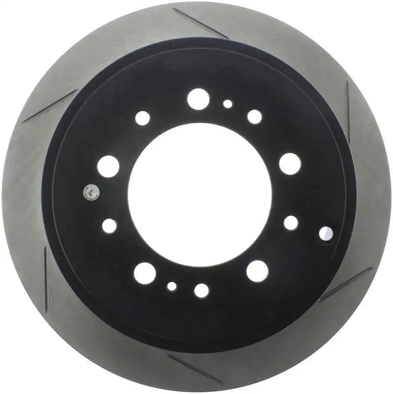 StopTech Sport Slot 08-13 Lexus LX450/470/570 / 07-12 Toyota Tundra Slotted Left Rear CRYO Rotor 