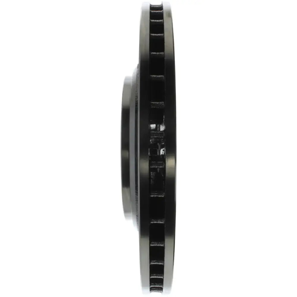 Black vented brake rotor for StopTech Sport Slotted Rotor - Front Left upgrade